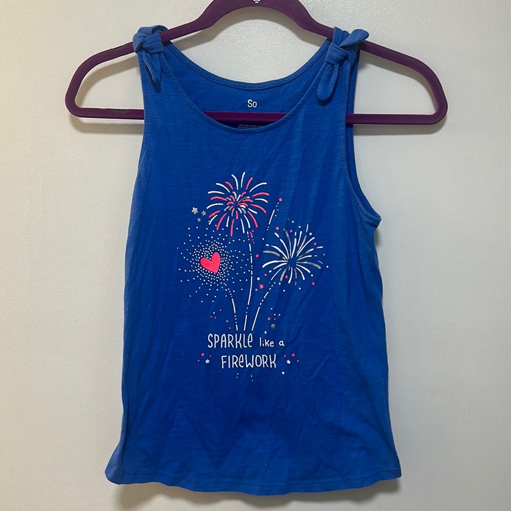 Girls SO tank top size L